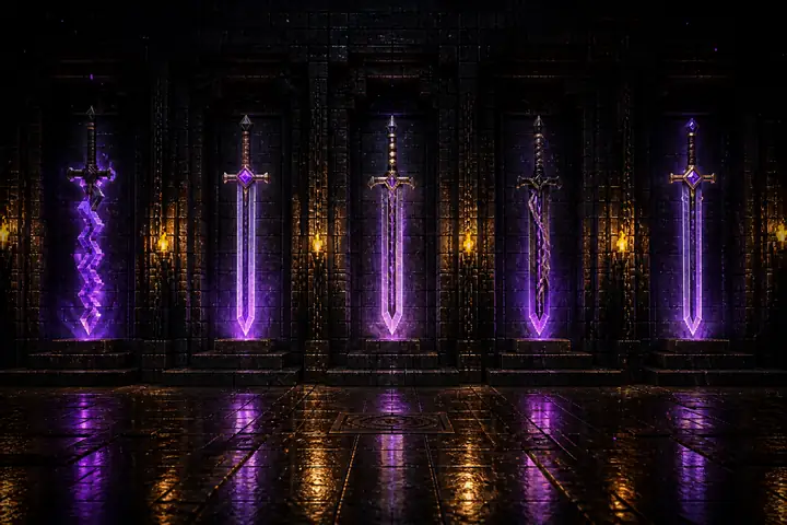 The Five Blades shrine
